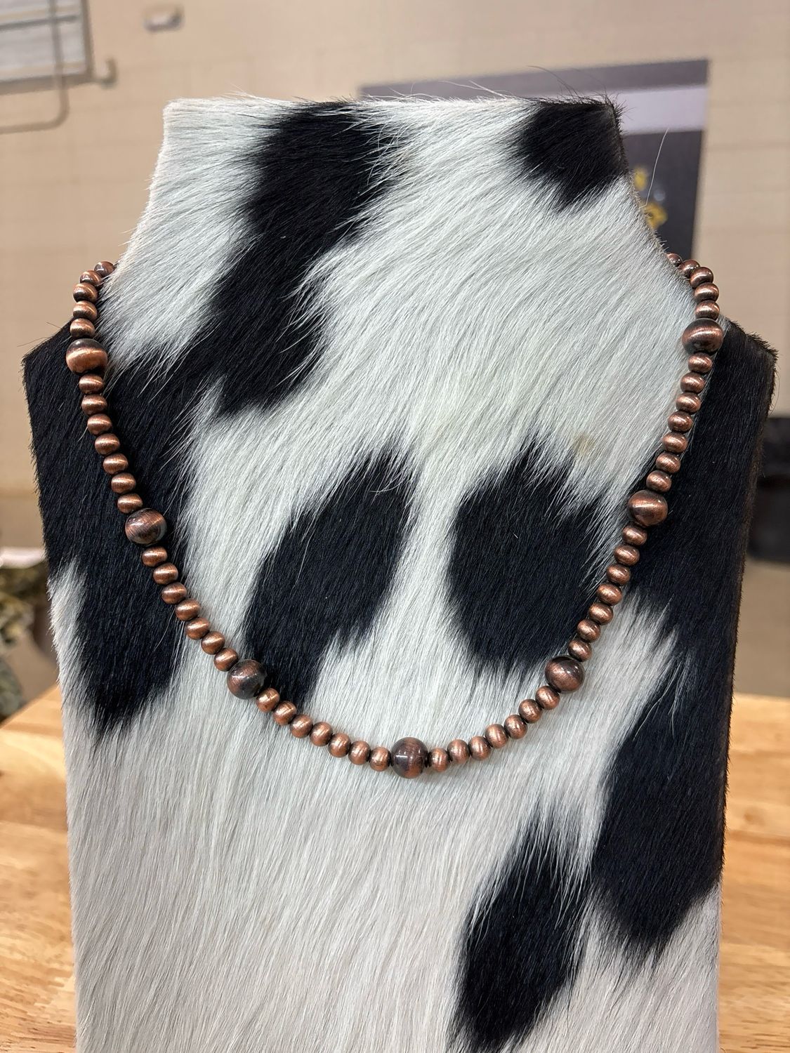 Faux Copper Navajo Pearls