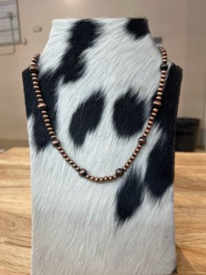Faux Copper Navajo Pearls