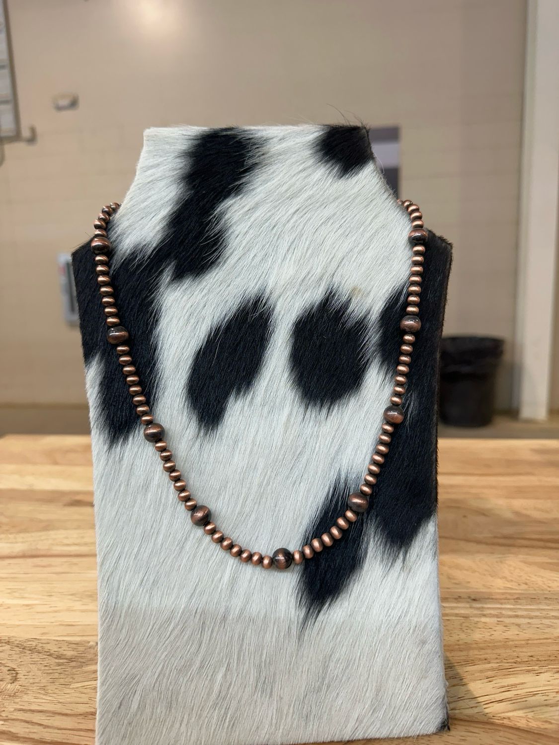 Faux Copper Navajo Pearls
