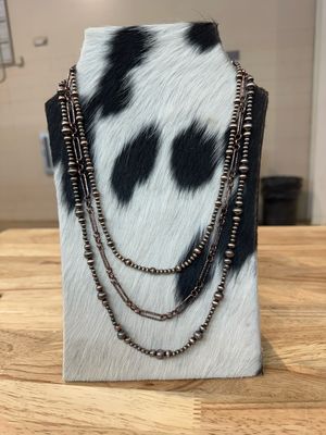 Faux Copper Navajo Pearls