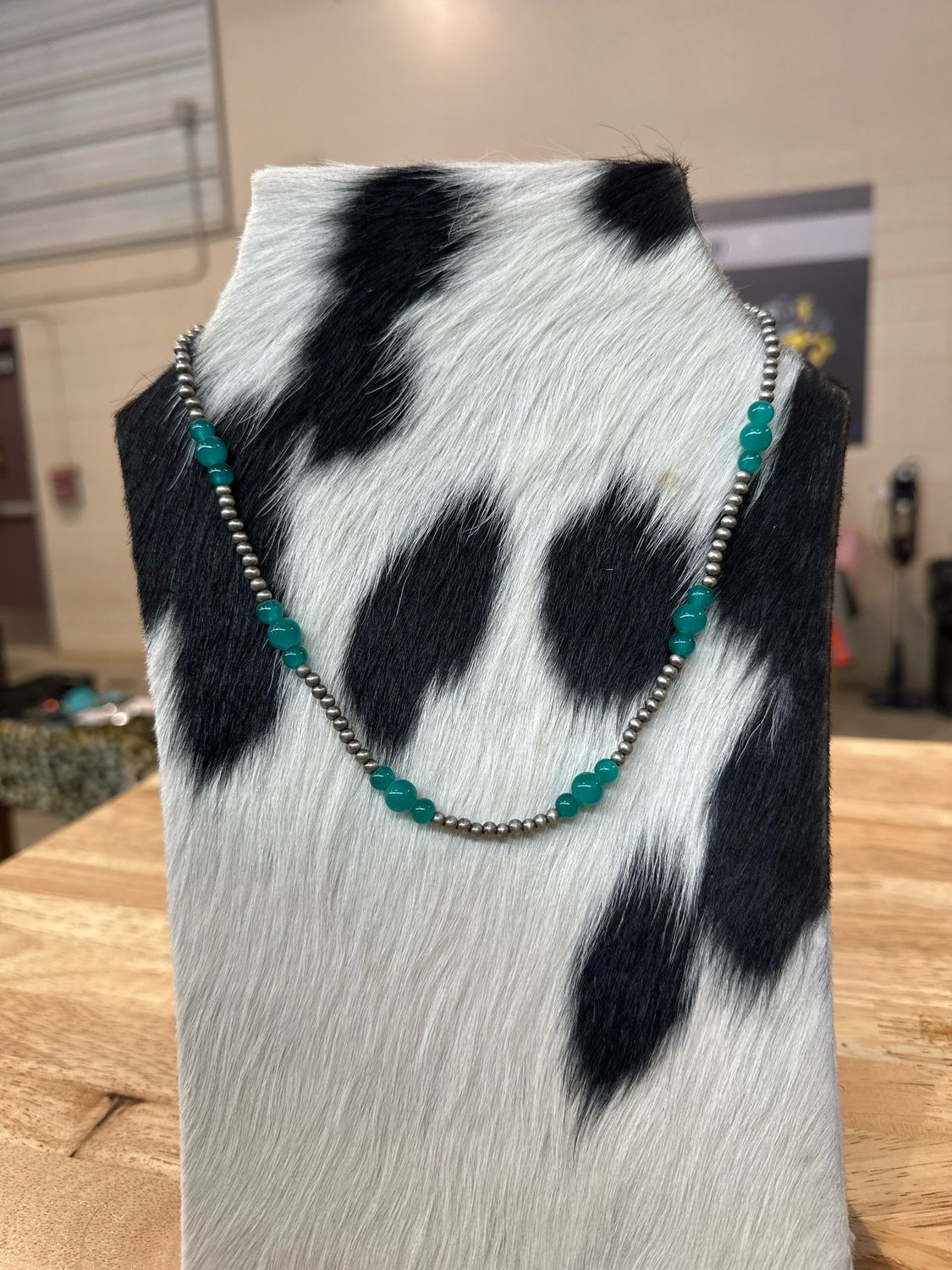 Faux Navajo Pearls &amp; Jade