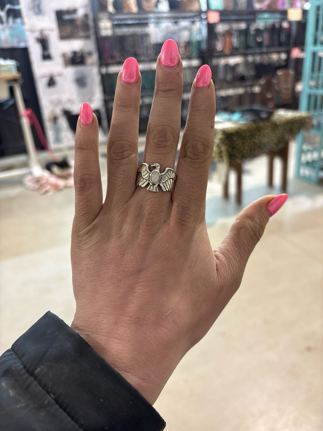 Opal Thunderbird Ring
