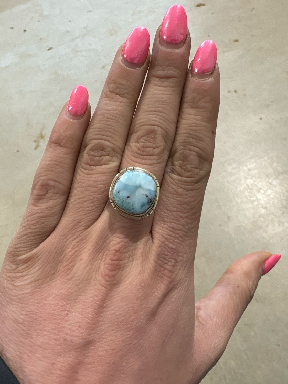 Larimar Ring