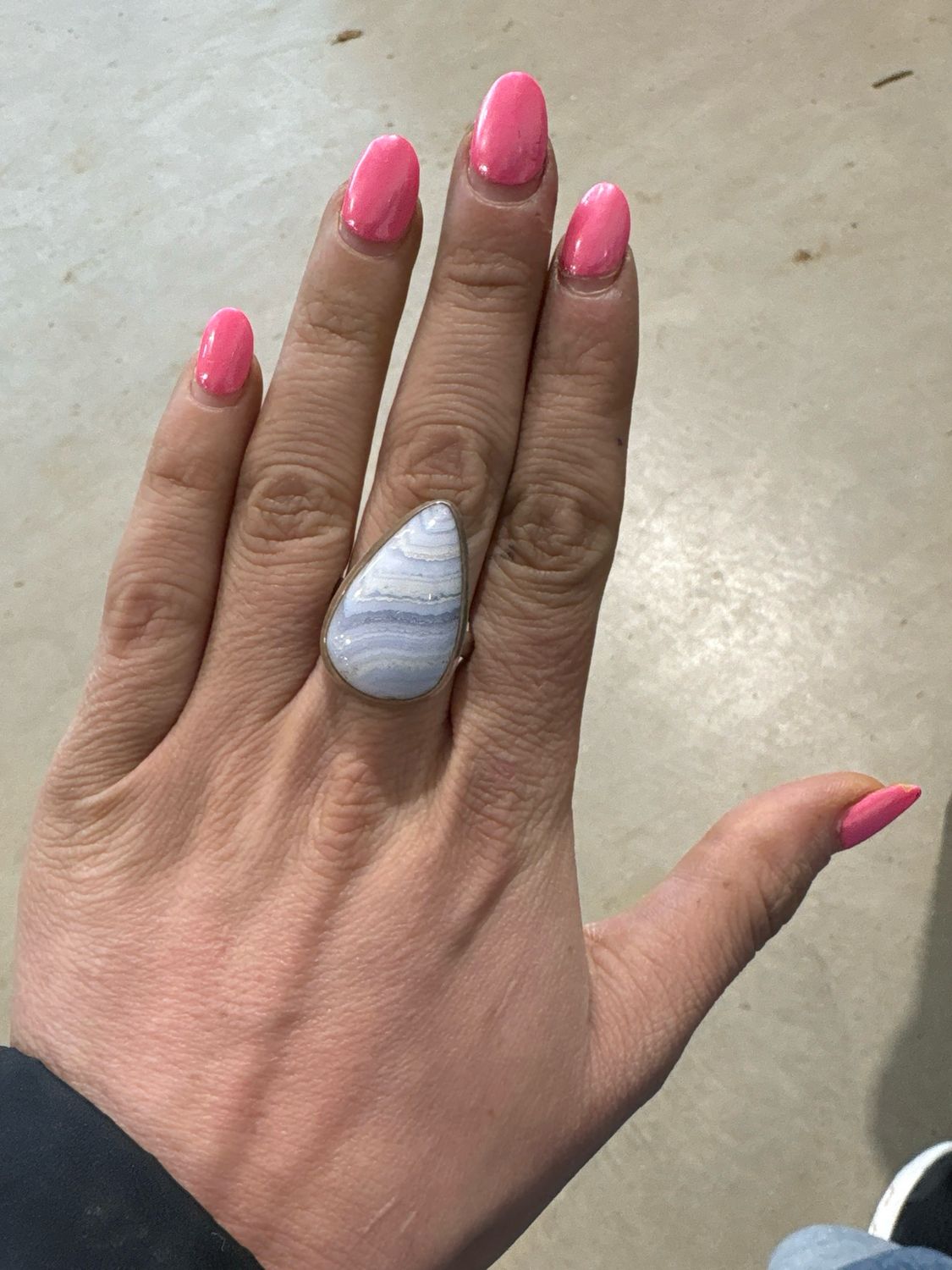 Crazy Lace Agate Ring