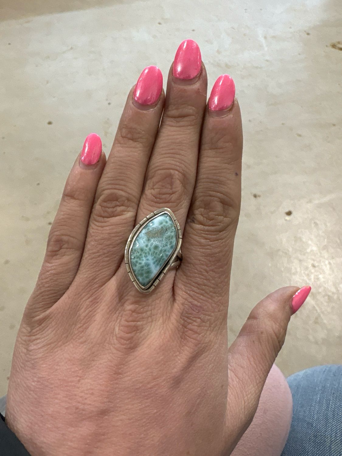Larimar Ring