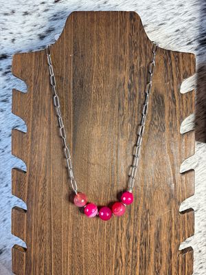 Pink Jasper Stacker