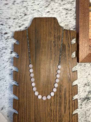 Quartz &amp; Navajo Pearls