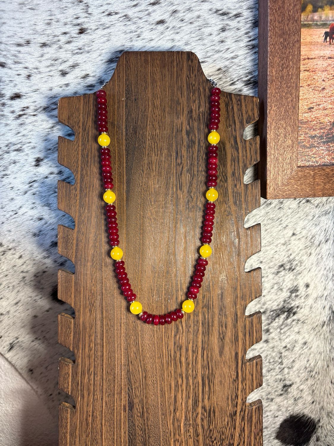 Carnelian, Yellow Jade, &amp; Howlite