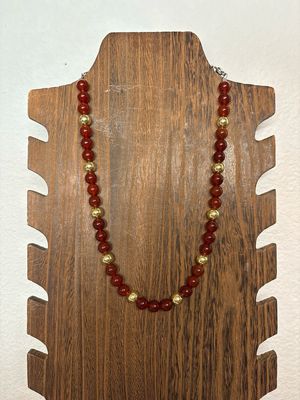 Carnelian &amp; Gold Hematite