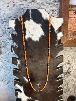 Orange Spiny Oyster &amp; Navajo Pearls