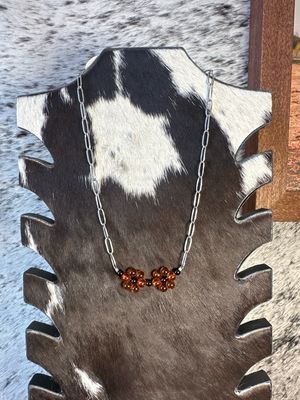 Black Onyx &amp; Orange Flowers