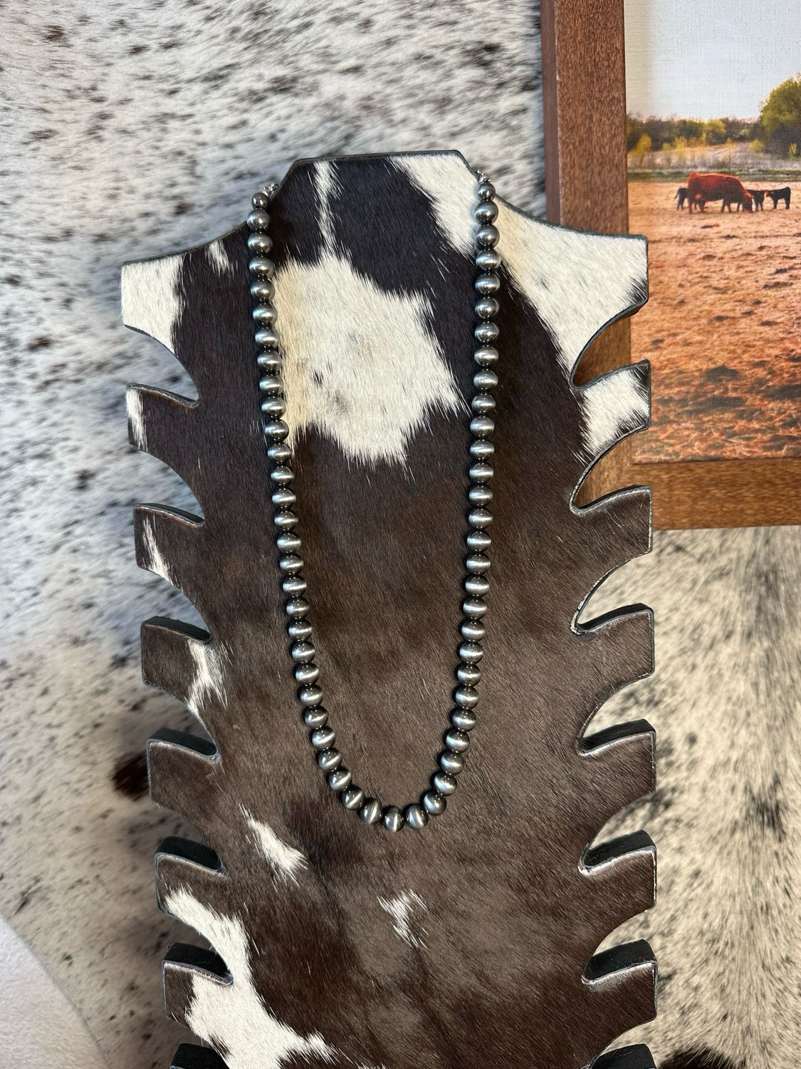 8mm Faux Navajo Pearls