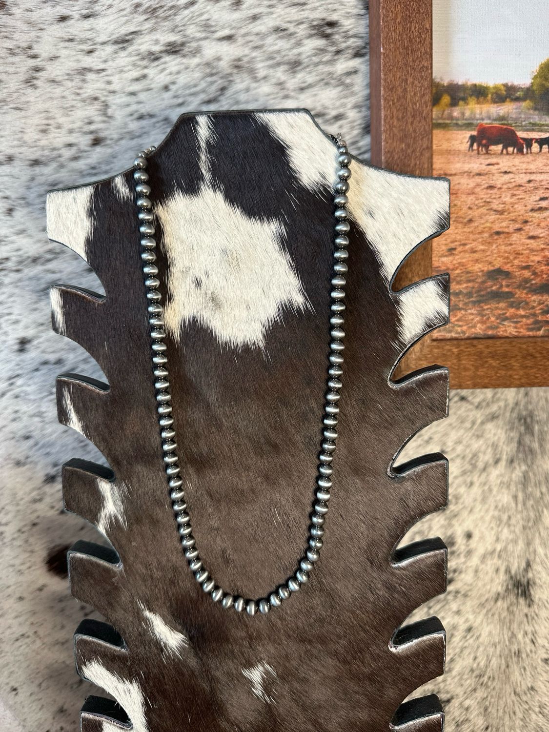 6mm Faux Navajo Pearls