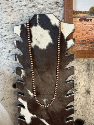 6mm Faux Copper Navajo Pearls