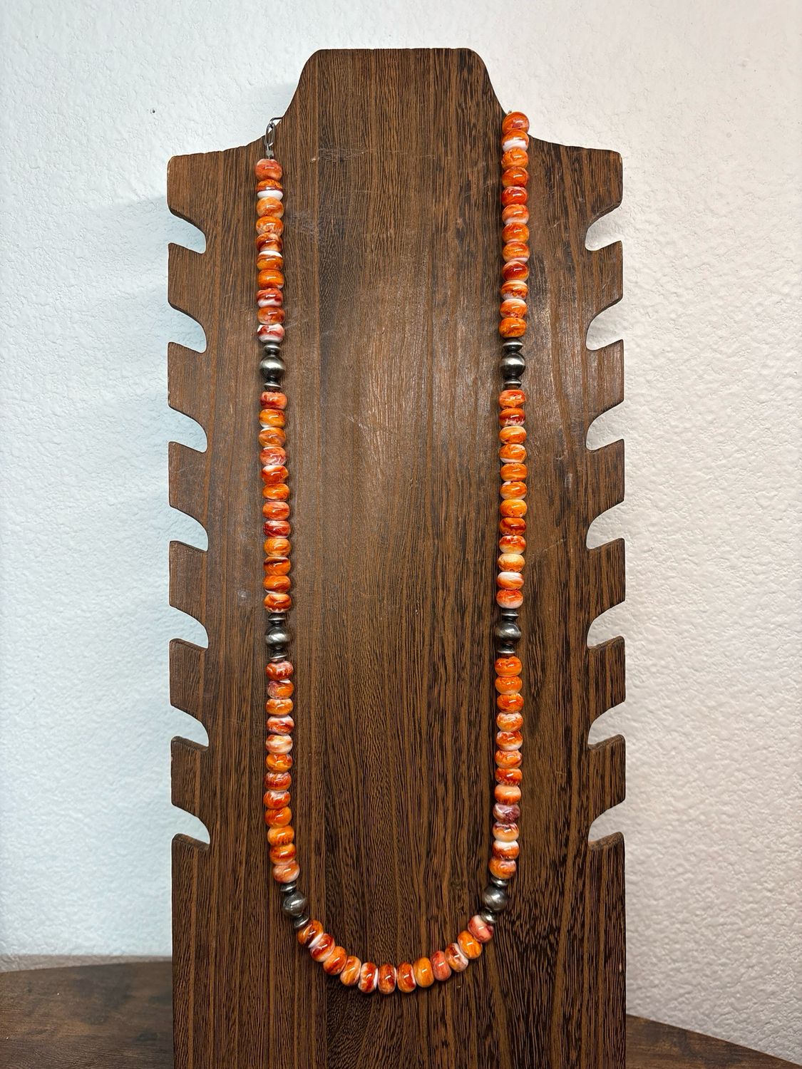 Orange Spiny Oyster &amp; Navajo Pearls