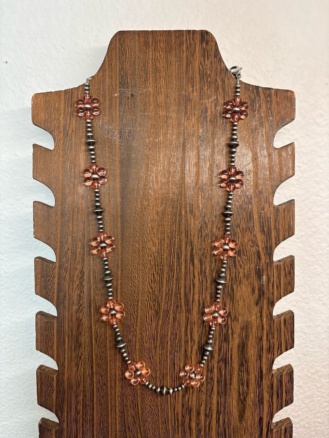 Pink Flowers &amp; Navajo Pearls