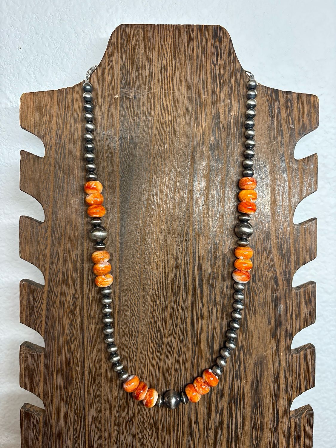 Orange Spiny Oyster &amp; Navajo Pearls