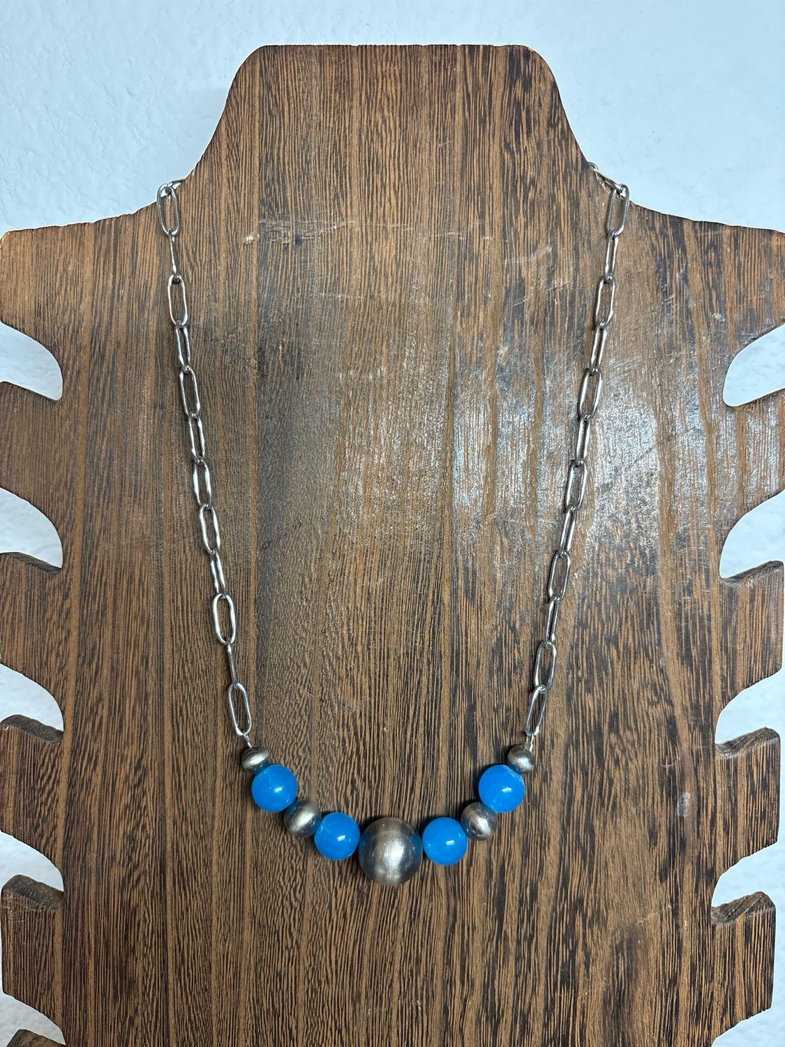 Aqua Stone &amp; Navajo Pearl Stacker