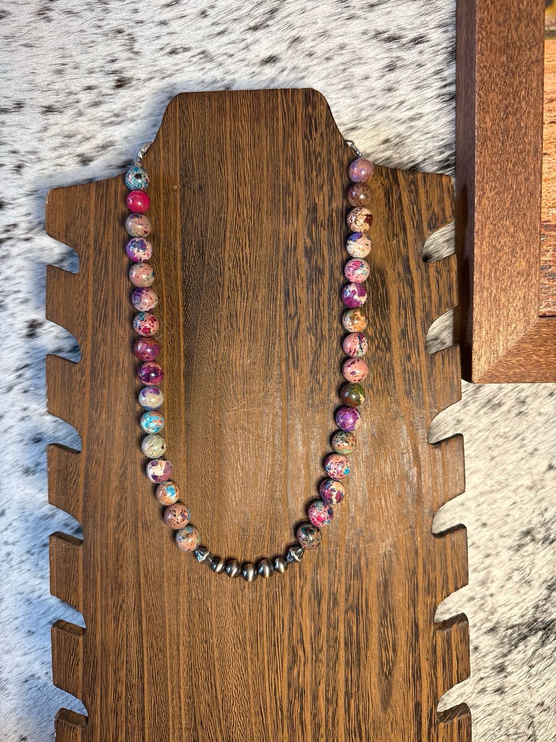 Galaxy Sea Jasper &amp; Navajo Pearls