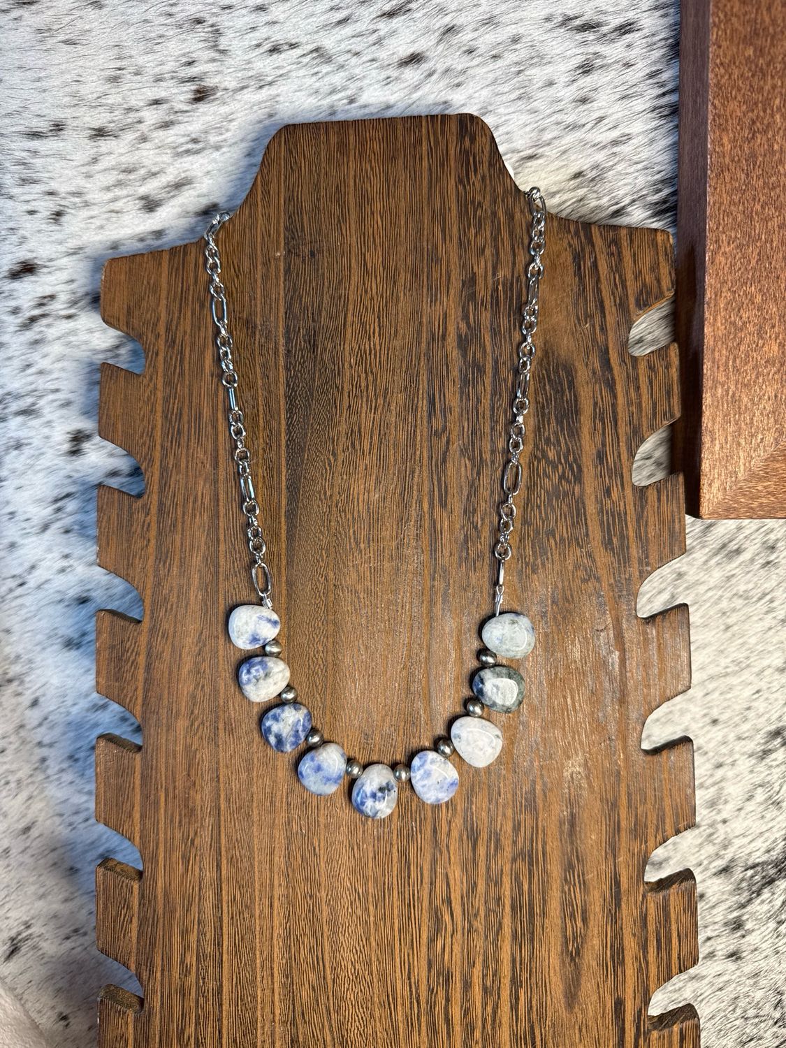 Sodalite &amp; Navajo Pearls