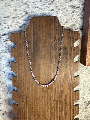 Purple Jade &amp; Navajo Pearls