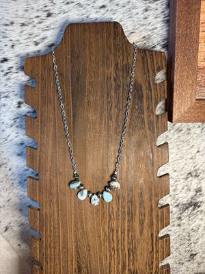 Larimar &amp; Navajo Pearls