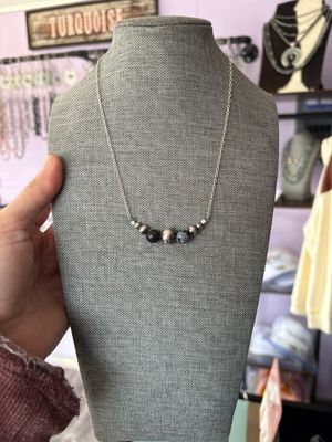 Black Blizzard &amp; Navajo Pearls Stacker