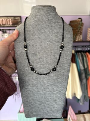 Black Onyx &amp; Navajo Pearls