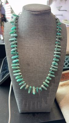 Amazonite &amp; Navajo Pearls