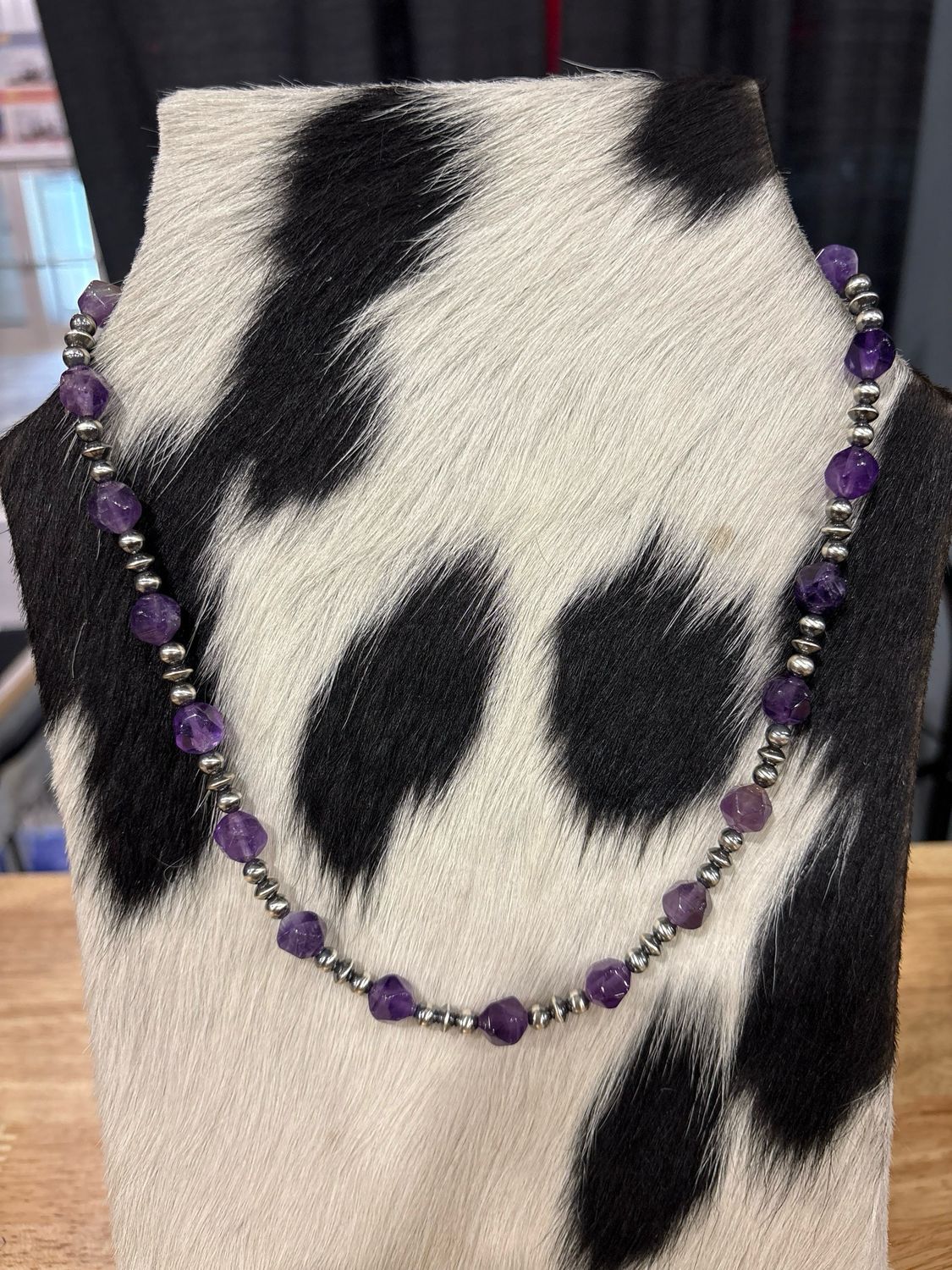 Amethyst &amp; Navajo Pearls