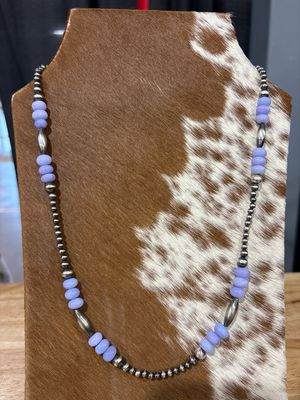 Purple Opal &amp; Navajo Pearls