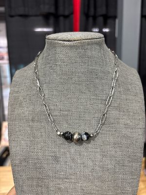 Black Blizzard &amp; Navajo Pearl Stacker
