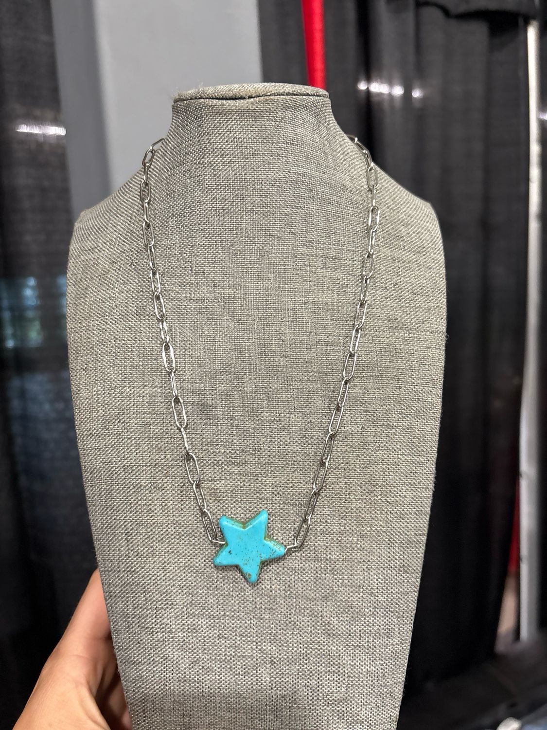 Turquoise Star Stacker