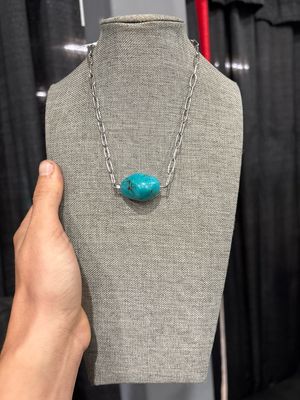 Turquoise Chunk Stacker