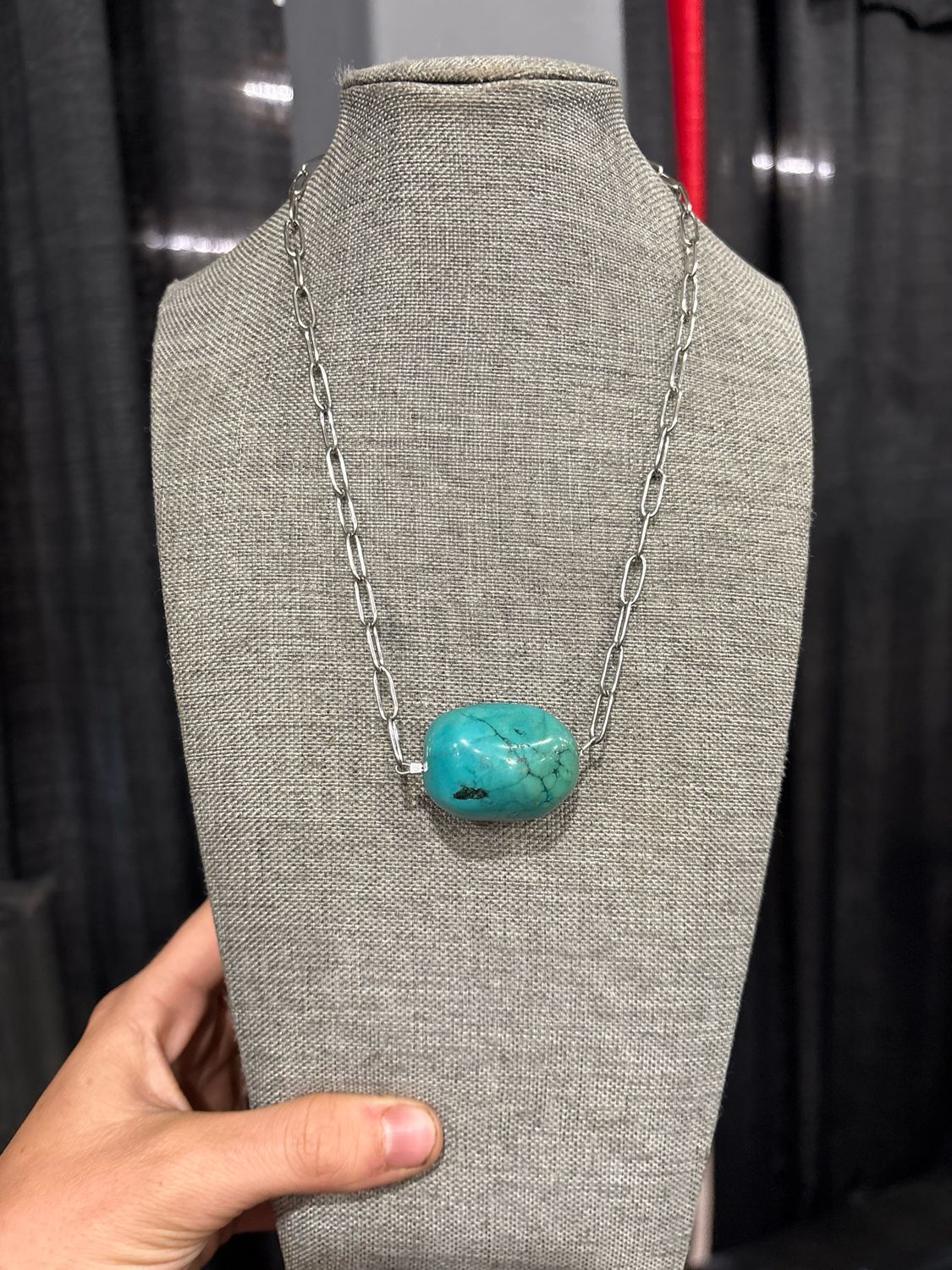 Turquoise Chunk Stacker