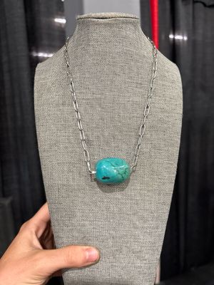 Turquoise Chunk Stacker