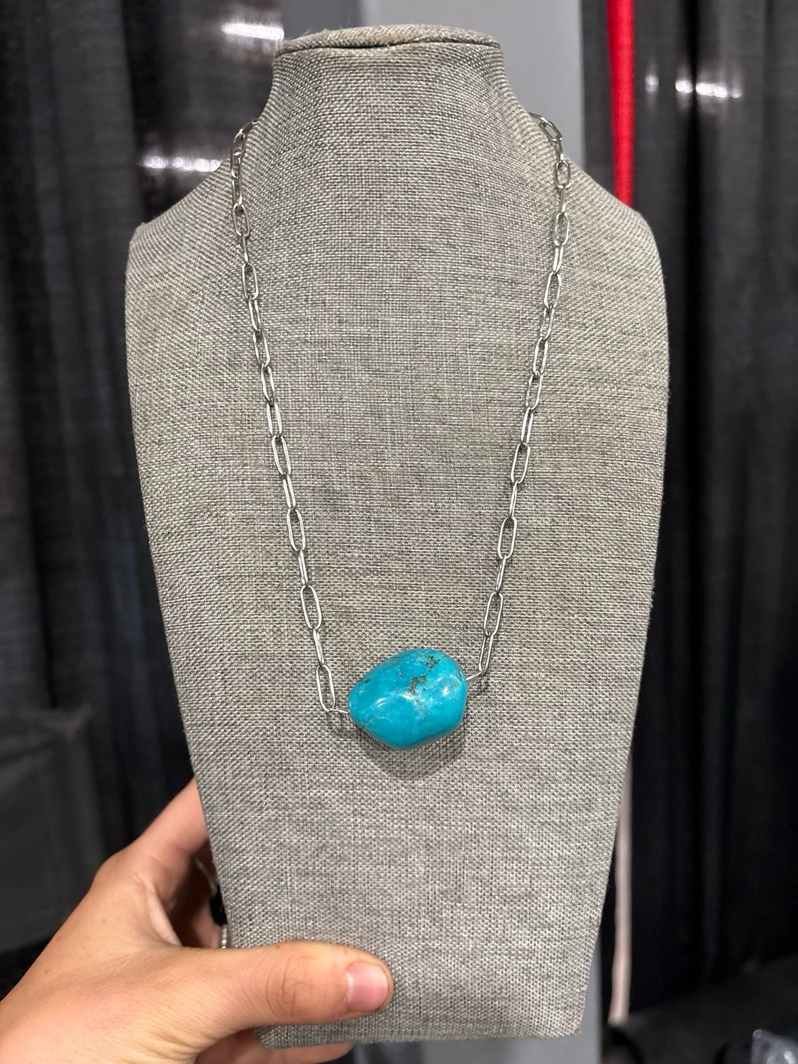 Turquoise Chunk Stacker