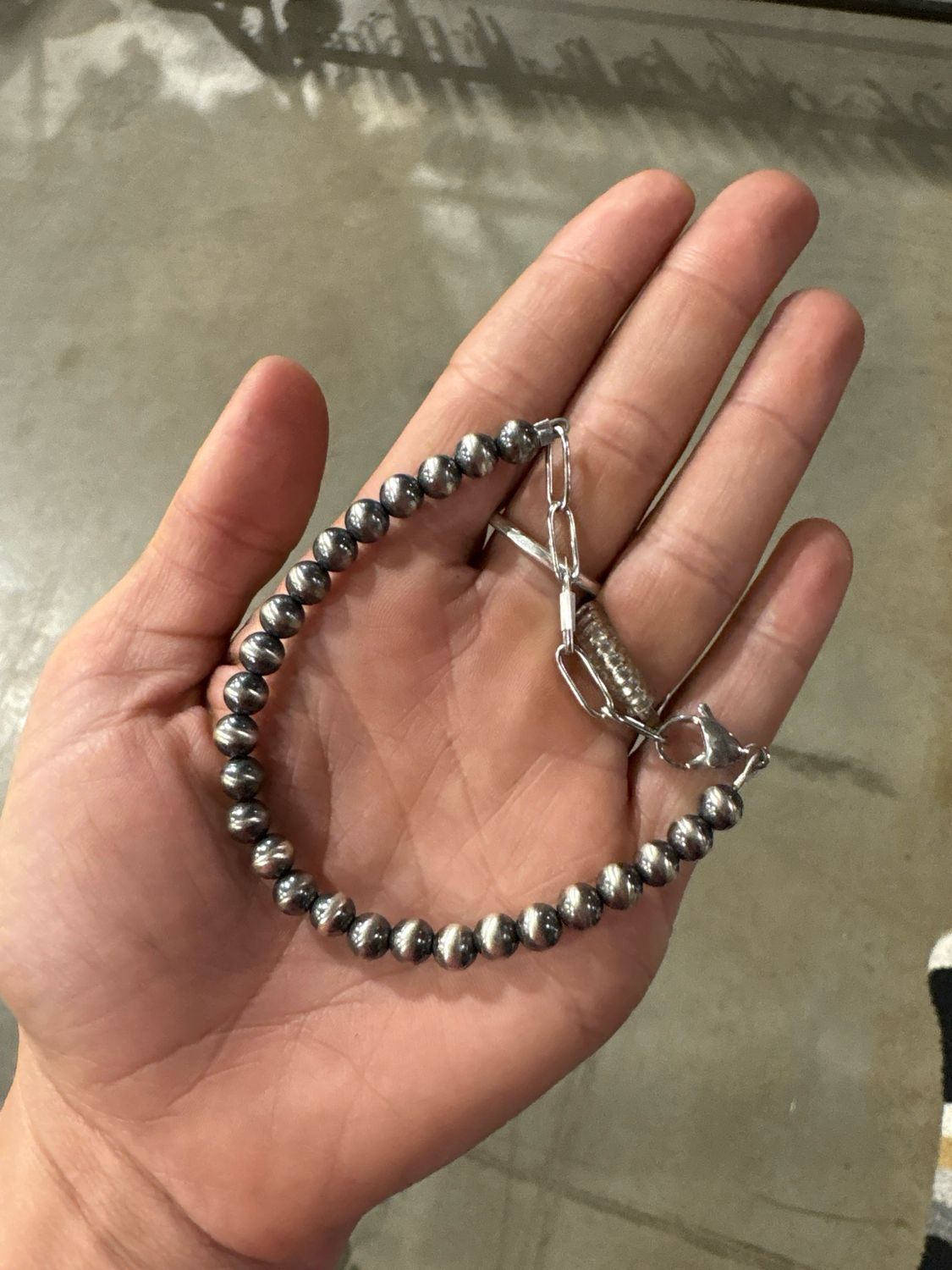 6 mm Navajo Pearl Bracelet