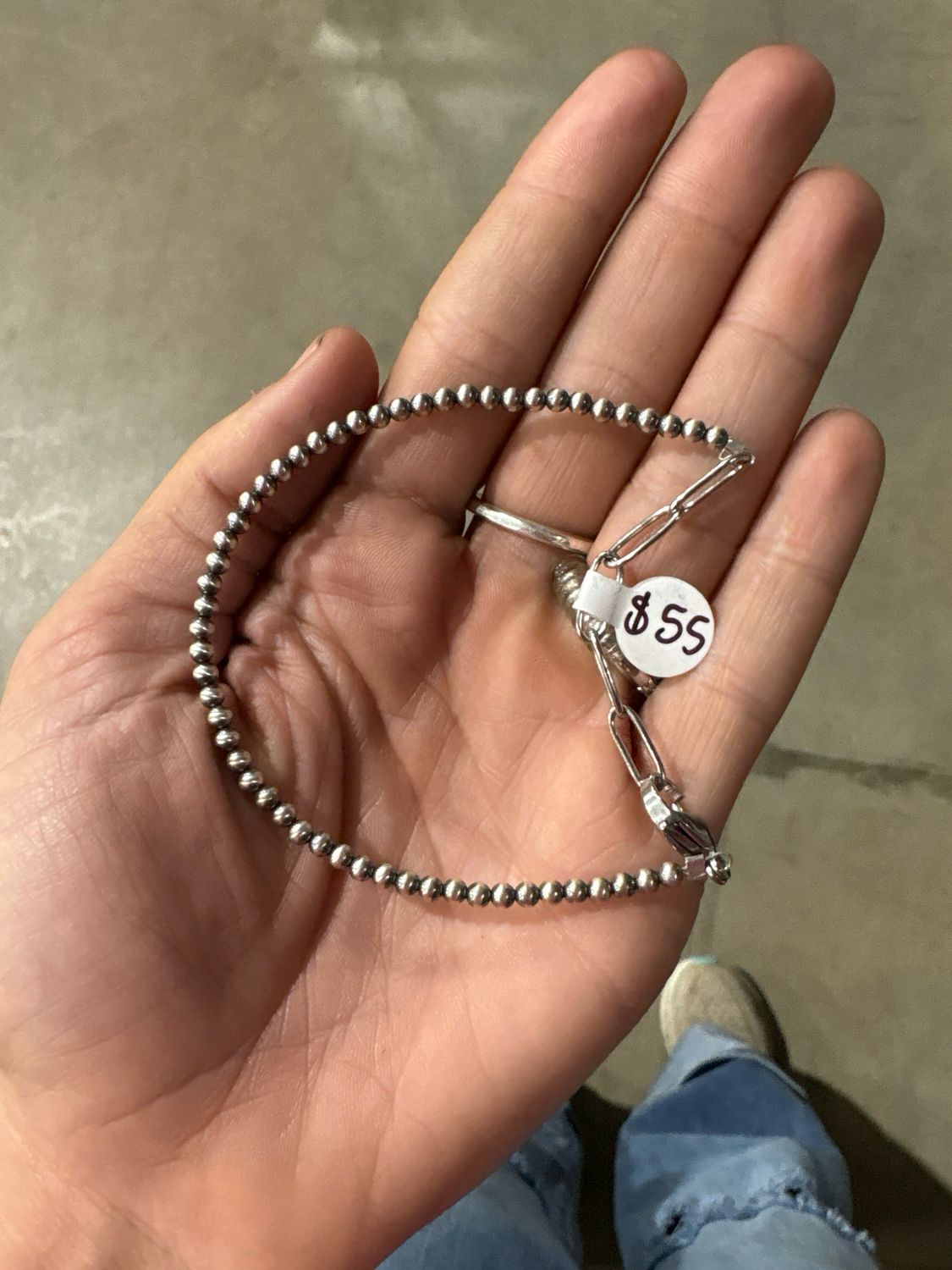 3 mm Navajo Pearl Bracelet