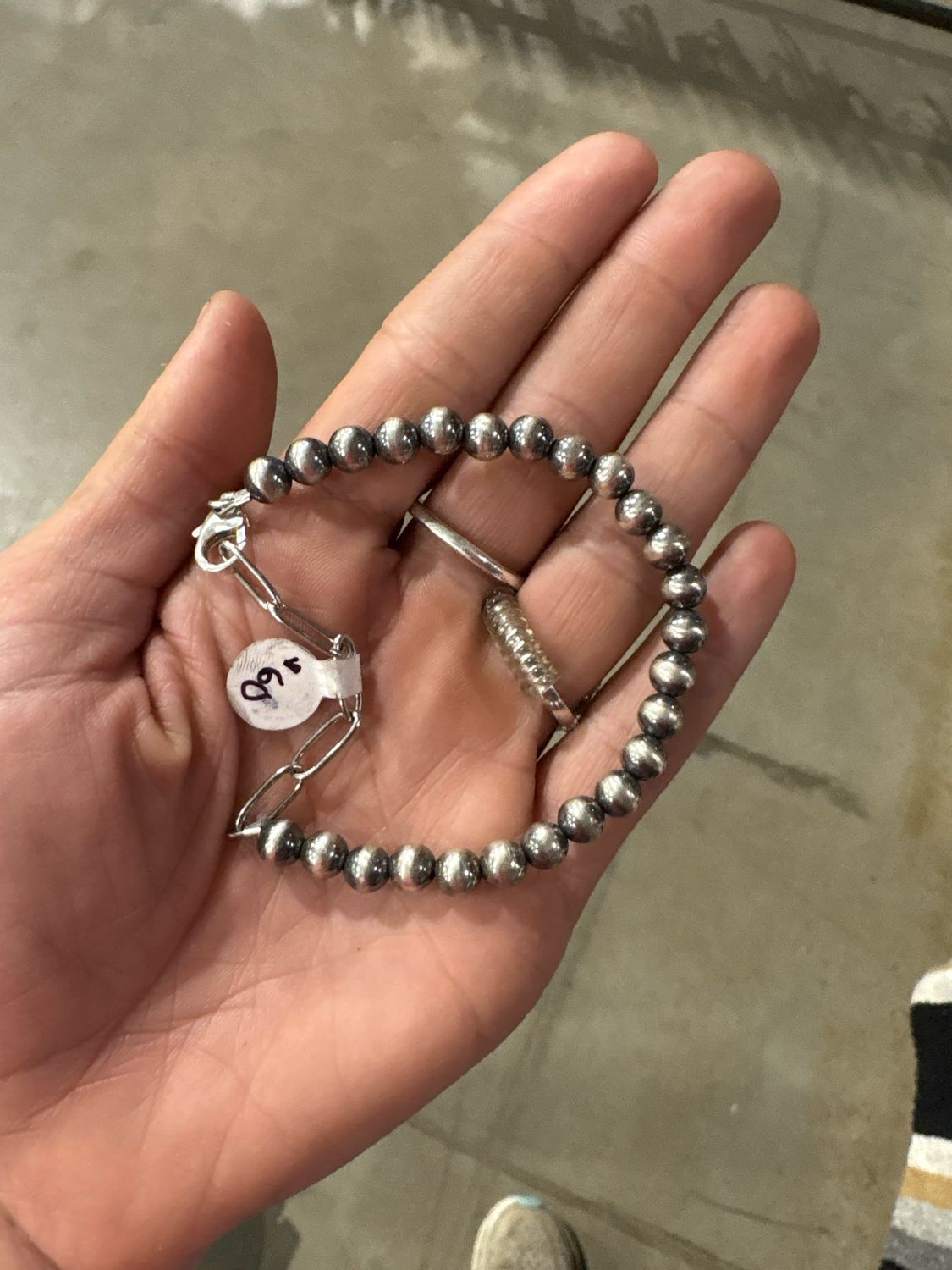 6 mm Navajo Pearl Bracelet