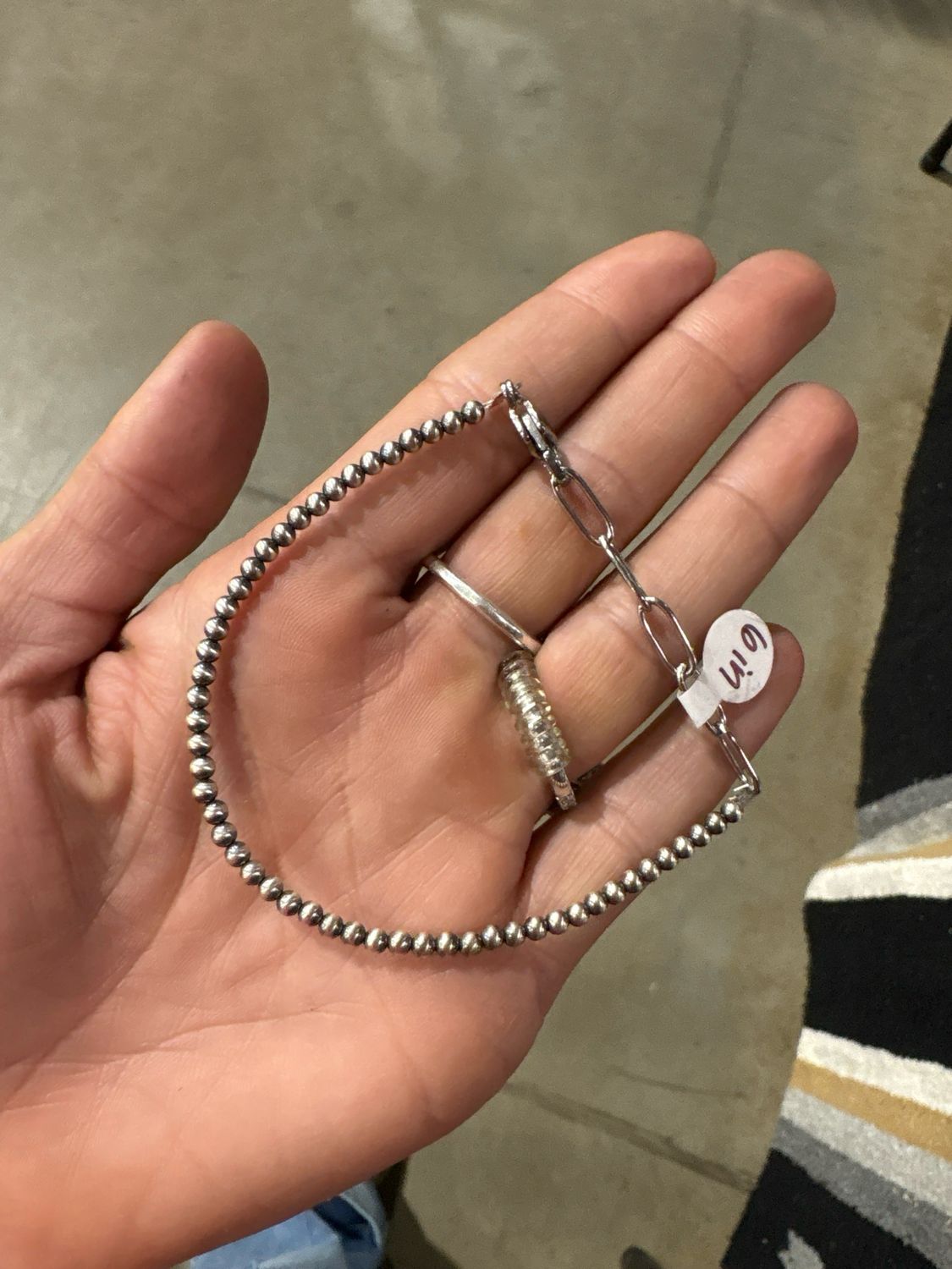3 mm Navajo Pearl Bracelet