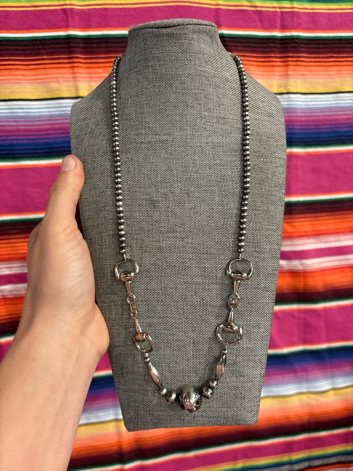Bridle Bit &amp; Navajo Pearls