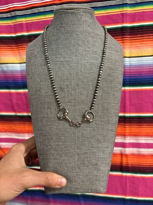 4 mm Navajo Pearls &amp; Bridle Bit