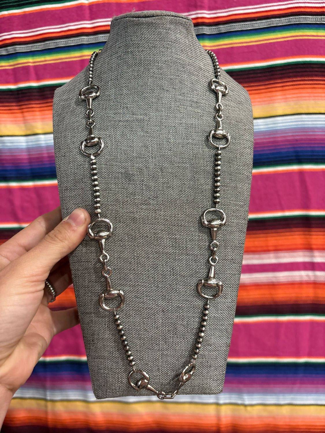 4 mm Navajo Pearls &amp; Bridle Bits