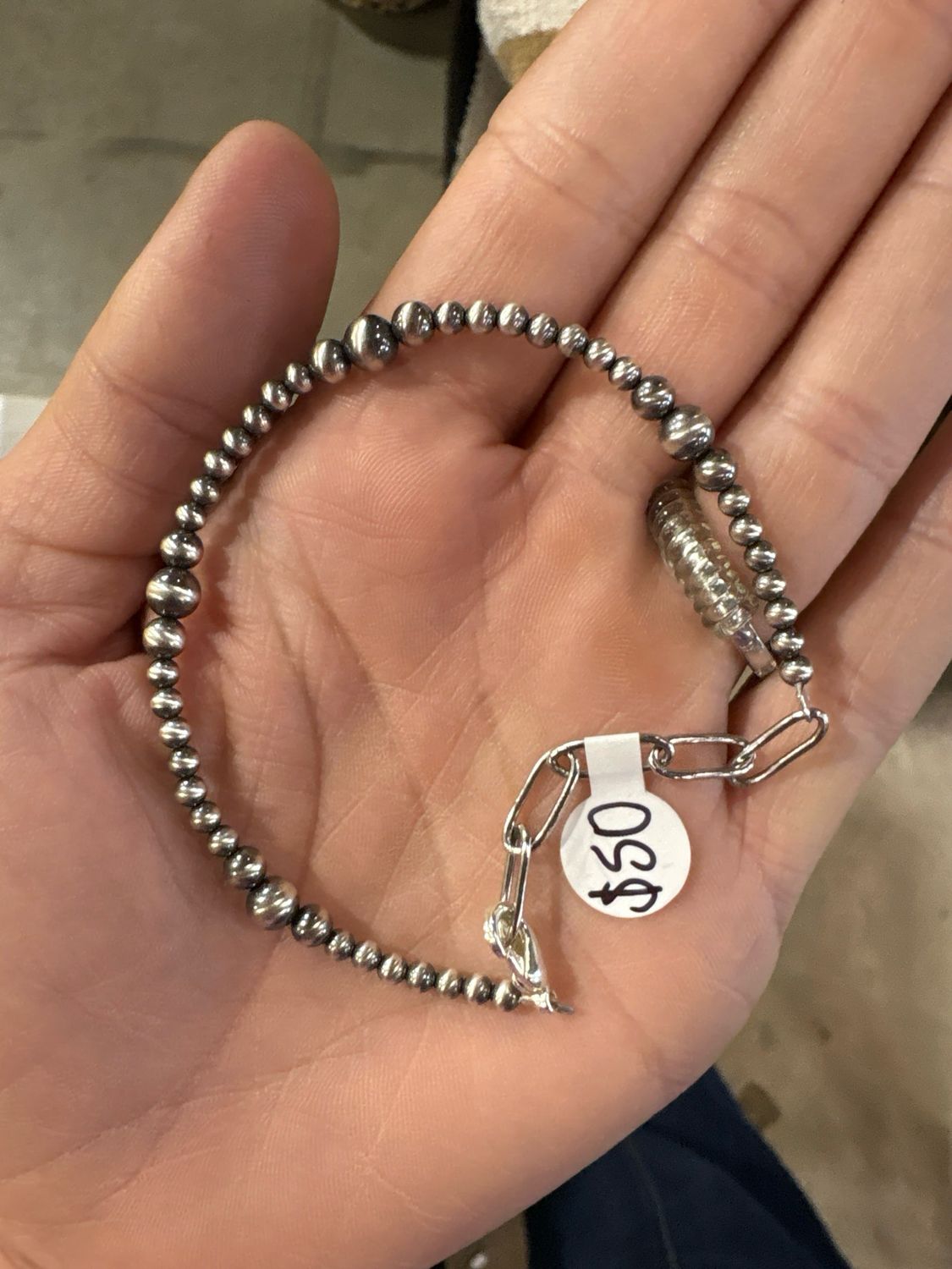 Navajo Pearl Bracelet