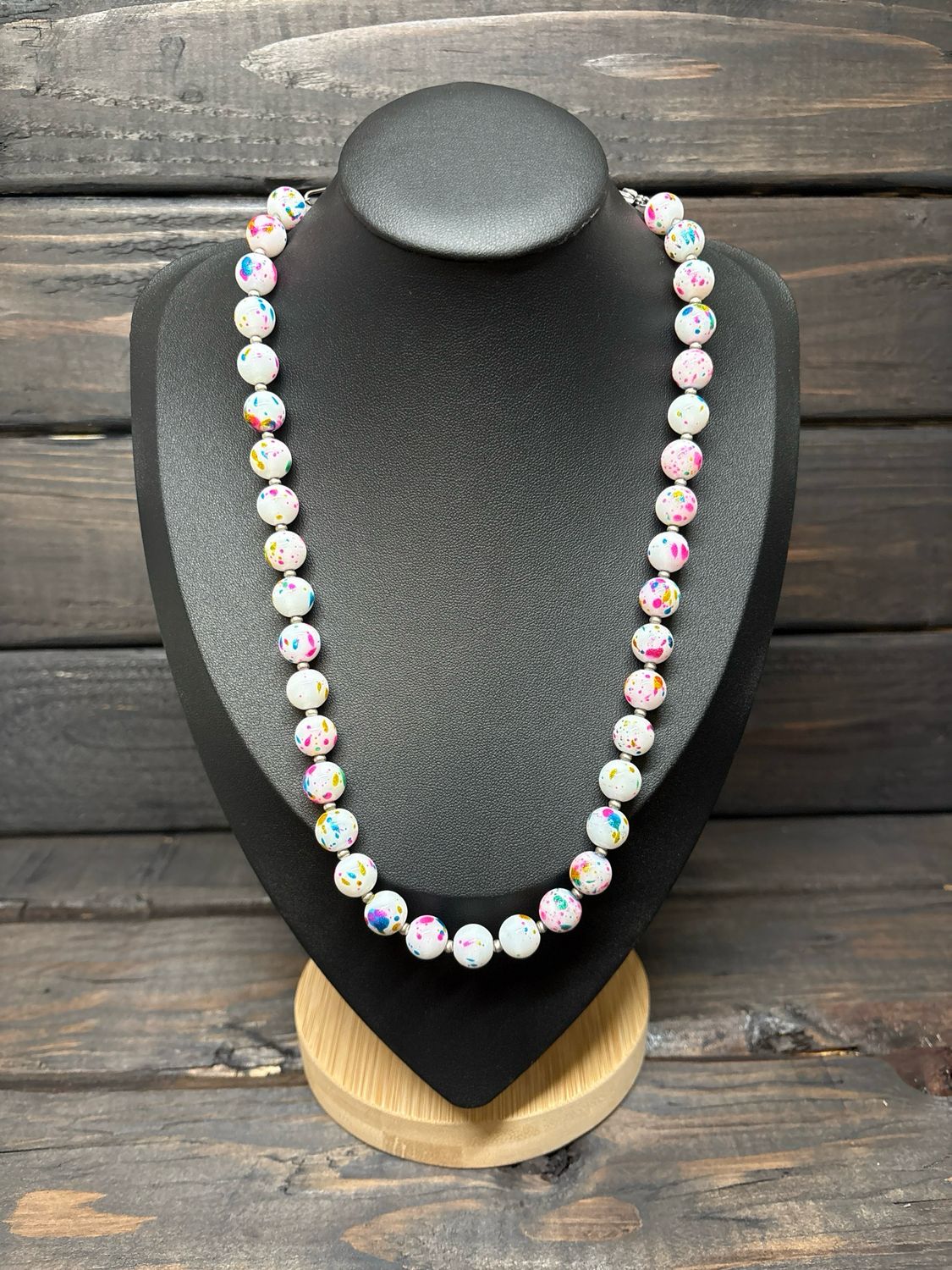 Paint Splatter &amp; Navajo Pearls