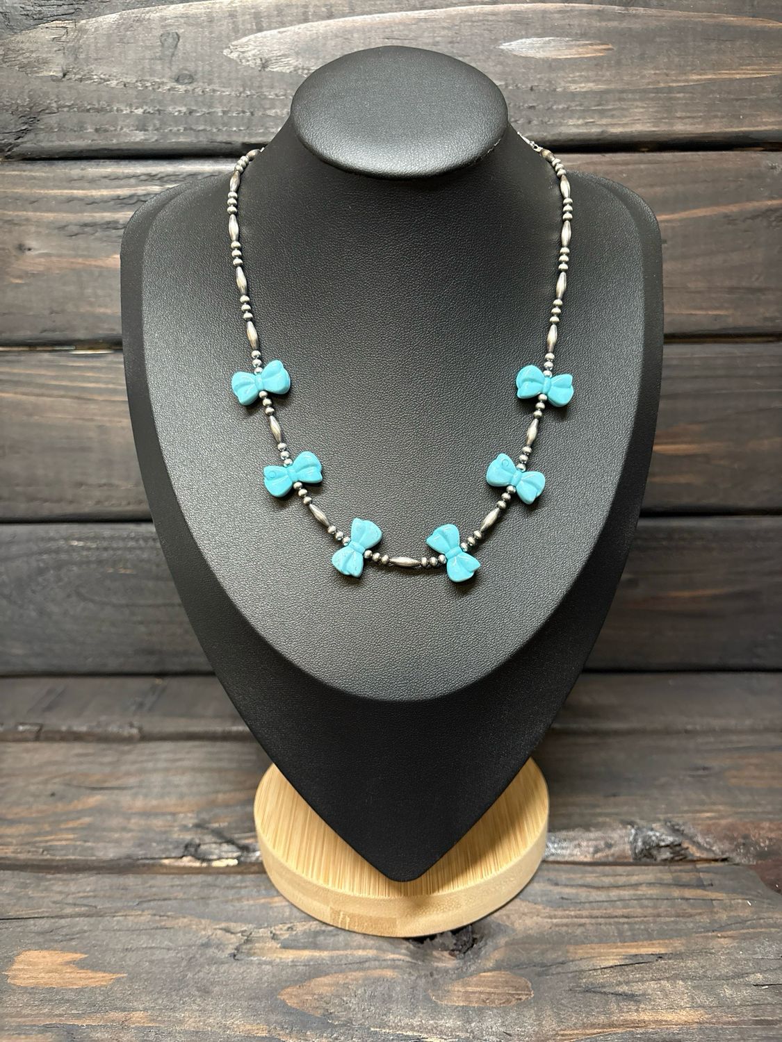 Blue Bows &amp; Navajo Pearls