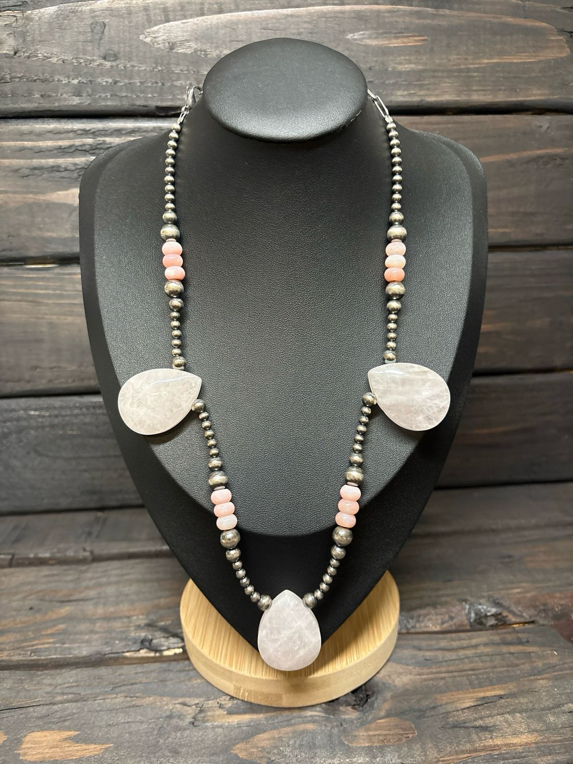 Quartz &amp; Navajo Pearls