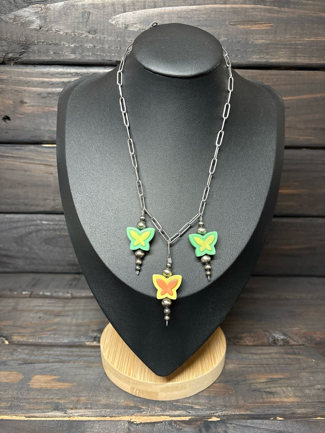 Butterfly &amp; Navajo Pearls Stacker