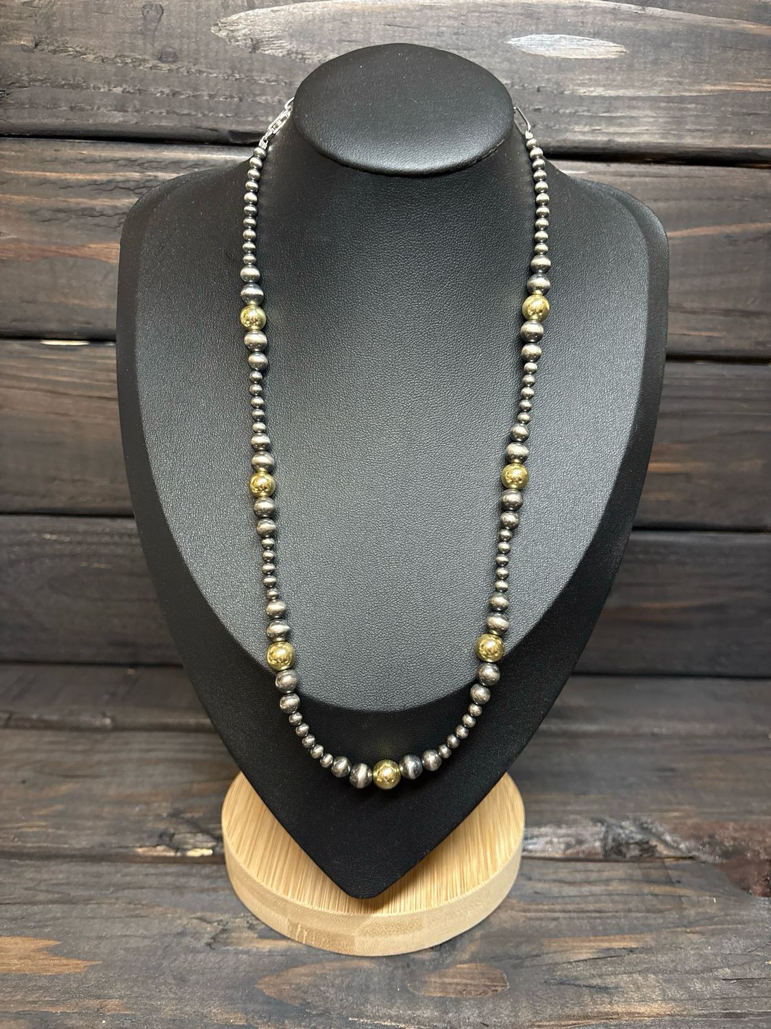Gold Hemitite &amp; Navajo Pearls